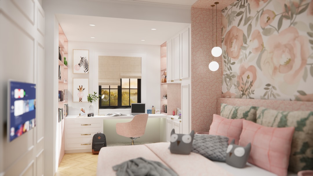 simple minimalist beautiful bedroom design.